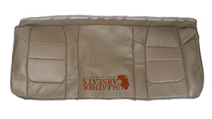 2001 F250 F350 Lariat Second Row Lean Back Perforated Leather Seat Cover TAN