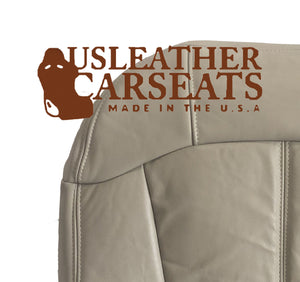 1999-2002 Chevy Silverado Suburban Passenger Bottom Leather Seat Cover Shale