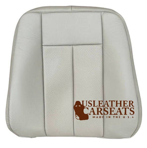 2007-2014 Ford Expedition Front driver side Perforated Leather Seat Cover Gray