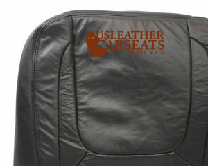 04 05 Fits Dodge Ram 3500 Laramie DRIVER Side Bottom Leather Seat Cover Dark Gray