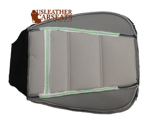 2000 Ford Mustang Driver Side Bottom Replacement Leather Seat Cover Black