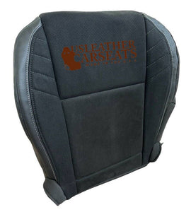 2015-2023 Fits Dodge Challenger SRT Hellcat Suede Perf Leather Seat Cover Black