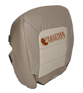 2003-2006 Ford Expedition Driver Side Bottom Perforated Leather Seat Cover Tan