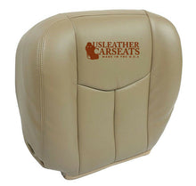 Load image into Gallery viewer, 2003-2007 Chevy Silverado Tahoe Driver Bottom Synthetic Leather Seat Cover Tan