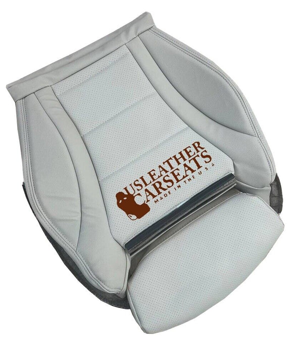 2015 - 2021 For Mercedes Benz C Class Driver Bottom Perf Leather Seat Cover Gray