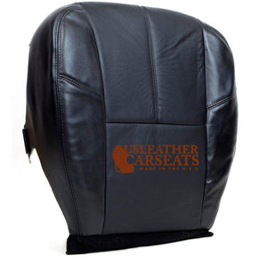 2007-2013 Chevy Avalanche Silverado Passenger Side Bottom Vinyl Seat Cover Black