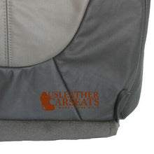 Load image into Gallery viewer, 2000 GMC Yukon Denali Driver Side Bottom Leather Seat Cover 2 Tone Gray