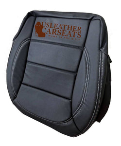 For 2012-2015 Mercedes Benz ML350 4Matic Driver Bottom Leather Seat Cover Black