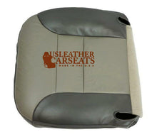 Load image into Gallery viewer, 2000 Chevy Tahoe Z71 Driver Bottom Synthetic Leather Seat Cover 2 Tone Gray