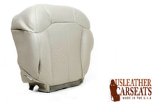 Load image into Gallery viewer, 1999-2002 2001 Chevy Silverado Suburban Driver Bottom Leather Seat Cover Shale