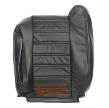 Load image into Gallery viewer, 2004 Hummer H2 Driver Side Lean Back Replacement Leather Seat Cover Black