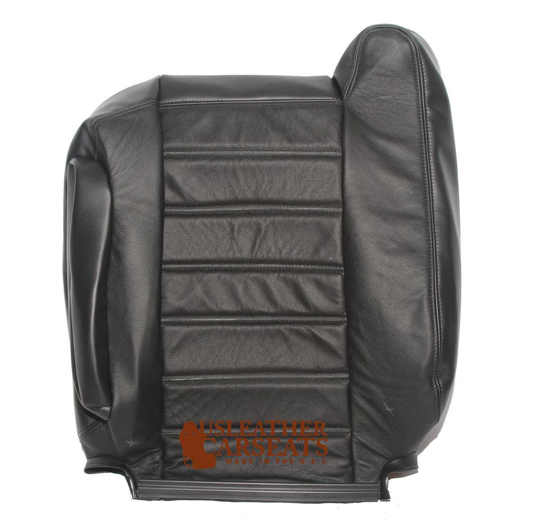 2004 Hummer H2 Driver Side Lean Back Replacement Leather Seat Cover Black