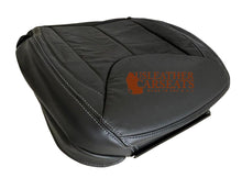 Load image into Gallery viewer, For 2013 Jeep Wrangler Rubicon Driver &amp; Passenger Bottom Leather Seat Covers Blk