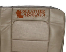 Load image into Gallery viewer, 2001 F250 F350 Lariat Second Row Lean Back Perforated Leather Seat Cover TAN