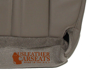 2004 Fits Jeep Grand Cherokee Driver Bottom Synthetic Leather Seat Cover Gray Pattern