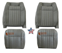 Load image into Gallery viewer, 1995 Chevy Impala SS Full Front Perforated Synthetic Leather Seat Cover Gray