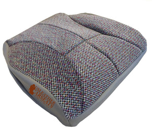2001 Fits Dodge Ram1500 2500 3500 SLT Driver Bottom Side Mist Gray Cloth Seat Cover