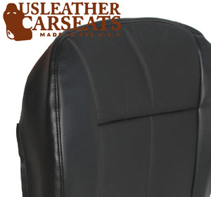2007 Fits Chrysler 200 300 Driver Side Bottom Replacement Leather Seat Cover Black