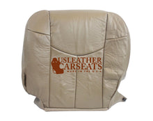 Load image into Gallery viewer, 2002 Chevy Avalanche 1500 LT Passenger Bottom Replacement Leather Seat Cover Tan