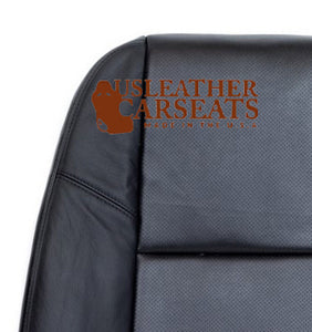 09-14 Chevy Tahoe, LTZ Passenger Lean Back Perforated Leather Seat Cover Black