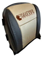 Load image into Gallery viewer, 2008-2010 Ford Explorer Eddie Bauer Driver Bottom Leather Seat Cover Tan/Black