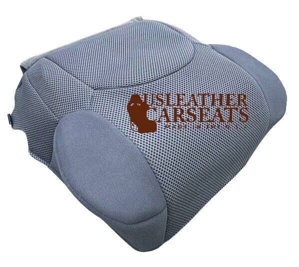 For 2005 to 2019 Nissan Frontier S Crew-Driver Side Bottom Cloth Seat Cover Gray