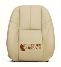 Load image into Gallery viewer, 2007-2013 GMC 1500HD 2500HD 3500HD WT Driver Lean Back Leather Seat Cover Tan