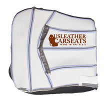 Load image into Gallery viewer, 2001 Ford F150 Lariat Super-Crew Passenger Side Bottom Leather Seat Cover GRAY