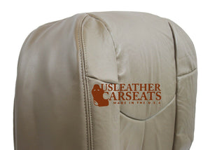 2002 Chevy Avalanche 1500 2500 LT Driver Bottom Replacement Vinyl Seat Cover Tan
