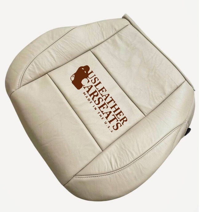 2009 to 2012 For Nissan Armada Titan Front Driver Bottom Leather Seat Cover Tan