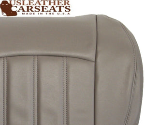 2005-2010 Fits Chrysler 200 300 Driver Side Bottom Leather Seat Cover Gray Stone