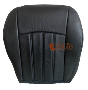 2010 Fits Chrysler 300 C Limited Driver Side Bottom Leather Seat Cover Dark Gray