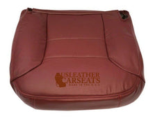 Load image into Gallery viewer, 1995-1999 Chevy Silverado Tahoe Passenger Bottom Leather Seat Cover Red