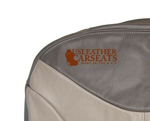 2000 GMC Yukon Sierra SLT Front Driver Side Leather Seat Cover 2 Tone Shale/Gray