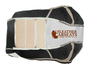 2001 F250 F350 Lariat -- Driver Lean Back Replacement Leather Seat Cover TAN