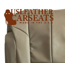 Load image into Gallery viewer, 99-02 Cadillac Escalade Passenger Lean Back Perforated Leather Seat Cover Shale
