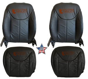 2013-2017 For Jeep Wrangler Rubicon Full Front Leather Seat Cover sBlack