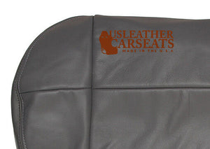 2001-2002 Ford F150 Lariat super crew Driver Complete Leather Seat Covers Gray