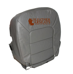 2003-2006 Ford Expedition Limited XLS XLT Driver Bottom Leather Seat Cover Gray