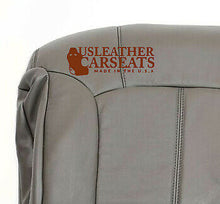 Load image into Gallery viewer, 1999 2000 2001 2002 Chevy Silverado Tahoe Top Leather Lean Back Seat Cover Gray