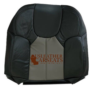 2003 Fits  Jeep Grand Cherokee Driver Lean Back Vinyl Seat Cover Black/Taupe