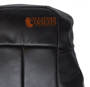 2009 2010 Fits Chrysler 300 200 Driver Lean Back Synthetic Leather Seat Cover Black