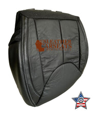 Load image into Gallery viewer, For 2013 Jeep Wrangler Rubicon Driver &amp; Passenger Bottom Leather Seat Covers Blk