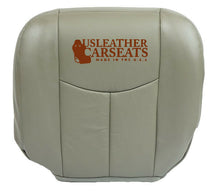 Load image into Gallery viewer, 2003 2004 2005 2006 2007 Chevy Silverado Driver Bottom Leather Seat Cover Gray