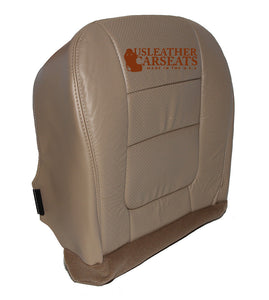 2001 F250 F350 4X4 Lariat 7.3L Diesel Driver Bottom Perforated Seat Cover Tan