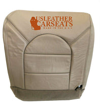 Load image into Gallery viewer, 2000 Ford F250 F350 Lariat Full front OEM Leather Seat cover Parchment Tan