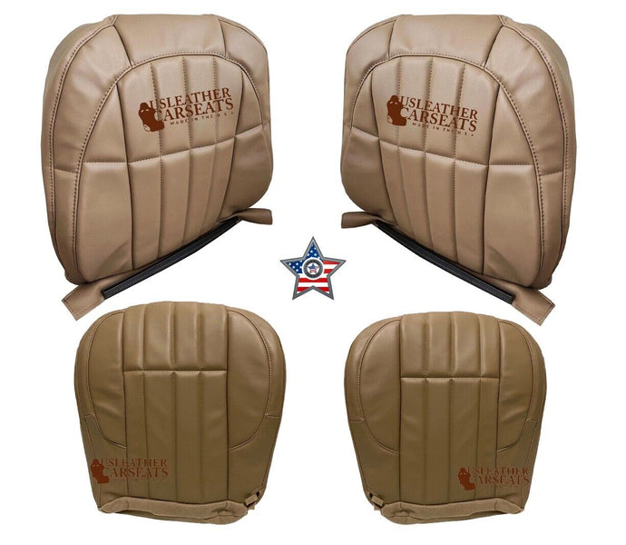 1999 Fits Jeep Grand Cherokee Limited Driver Full Front Vinyl Seat Cover Tan