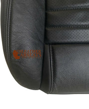 Load image into Gallery viewer, 2005-2009 Ford Mustang DRIVER Bottom Perforated Leather Seat Cover Black