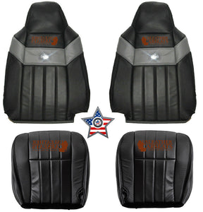 2005 Ford F250 Harley Davidson Driver & Passenger Complete Leather Seat Covers
