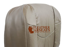 Load image into Gallery viewer, 2002 Chevy Avalanche 1500 LT Passenger Bottom Replacement Leather Seat Cover Tan